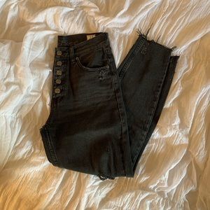 Free people high rise mom jeans